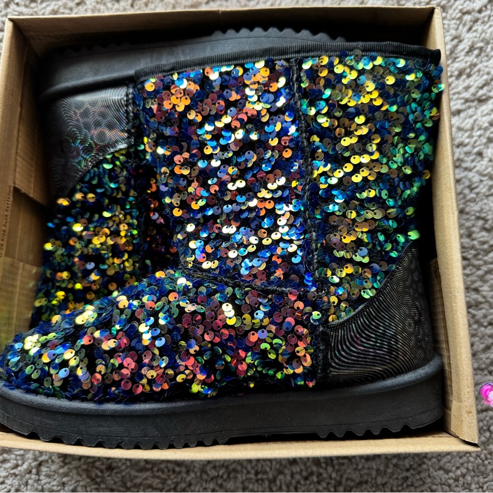 Sequin Multicolor Boots - NEW!!